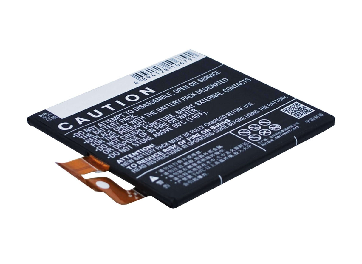 3.8V, Li-Polymer, 3000mAh, SmartPhone battery fits Lenovo, Bl230, Vibe Z2, Vibe Z2t, 11.4Wh Mobile, SmartPhone Cameron Sino Technology Limited (Smartphone)