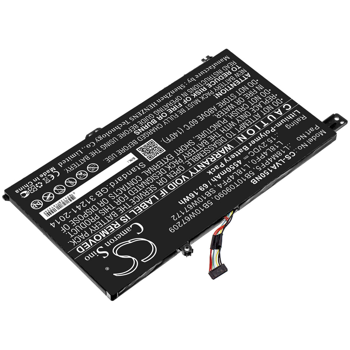 Battery For Lenovo, Xiaoxin Air 15 2019 15.2v, 4550mah - 69.16wh Notebook, Laptop Cameron Sino Technology Limited