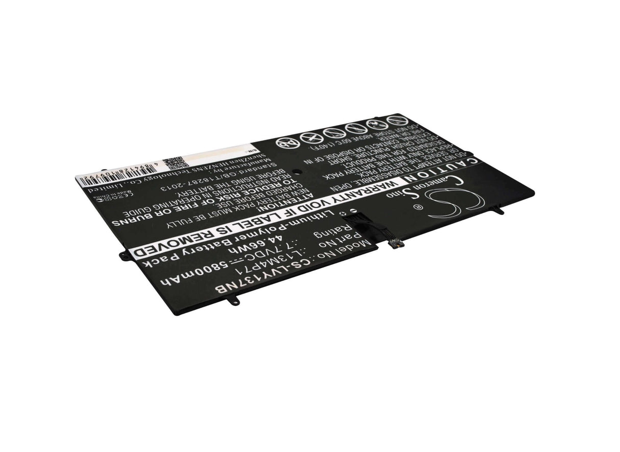 Battery For Lenovo Yoga 3 Pro, Yoga 3 Pro 1370, Yoga 3 Pro 1370 13.3" 7.7v, 5800mah - 44.66wh Notebook, Laptop Cameron Sino Technology Limited