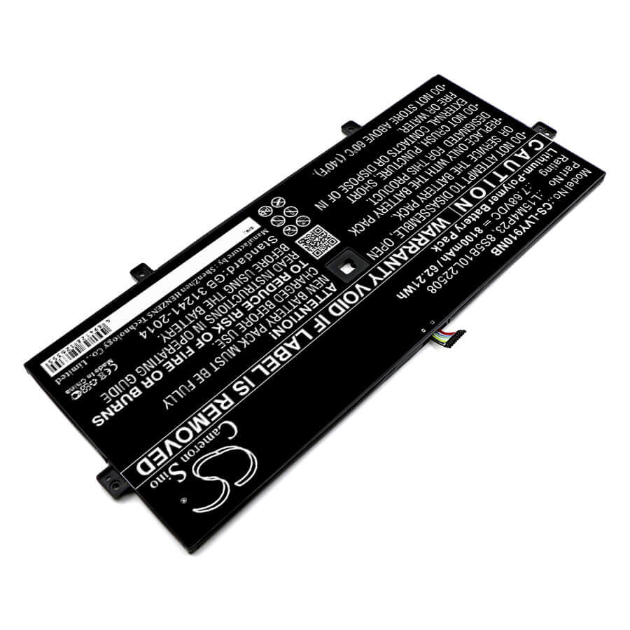 Battery For Lenovo, Yoga 5 Pro, Yoga 5 Pro(512g), Yoga 910 7.68v, 8100mah - 62.21wh Notebook, Laptop Cameron Sino Technology Limited