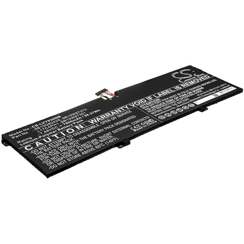 Notebook Battery For Lenovo, Yoga 7 Pro, Yoga 7 Pro-13ikb, 7600mah - 58.37wh Notebook, Laptop Cameron Sino Technology Limited