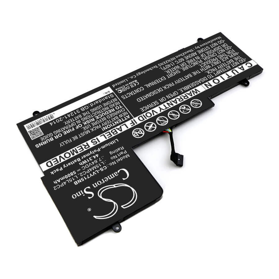 Battery For Lenovo, Yoga 710 15", Yoga 710-15isk, Yoga 710-15i 7.64v, 5800mah Notebook, Laptop Cameron Sino Technology Limited