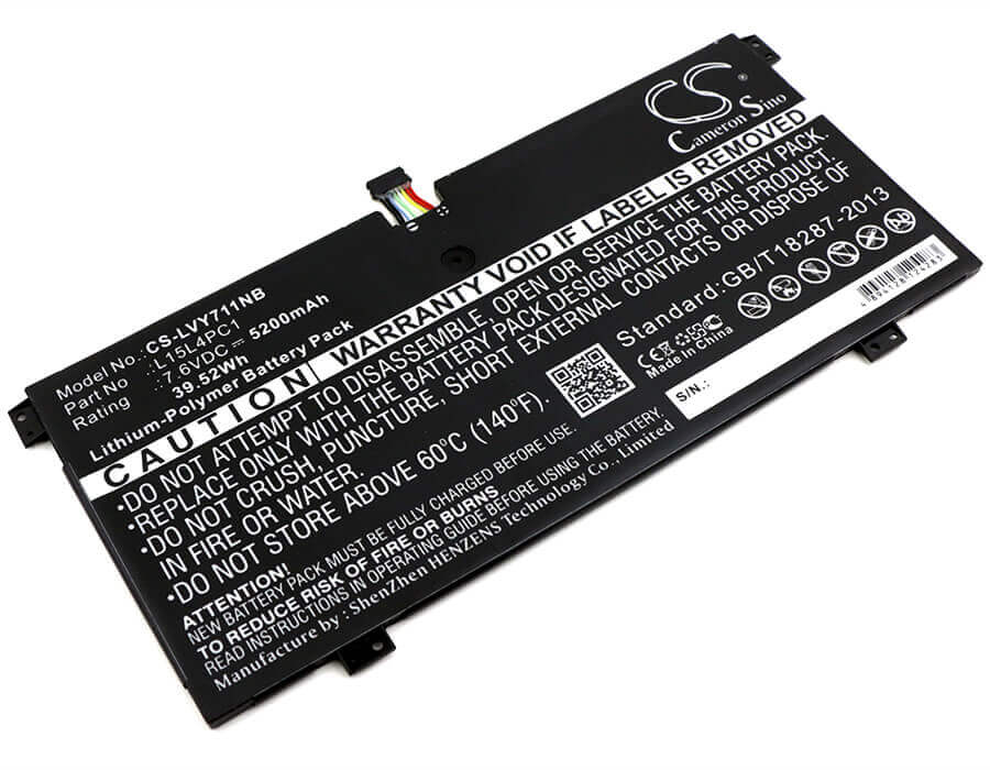 Batterie pour Lenovo, Yoga 710, Yoga 710-11isk 7.6v, 5200mah - 39.52wh Batteries pour Électronique Cameron Sino Technology Limited (Suspendu)