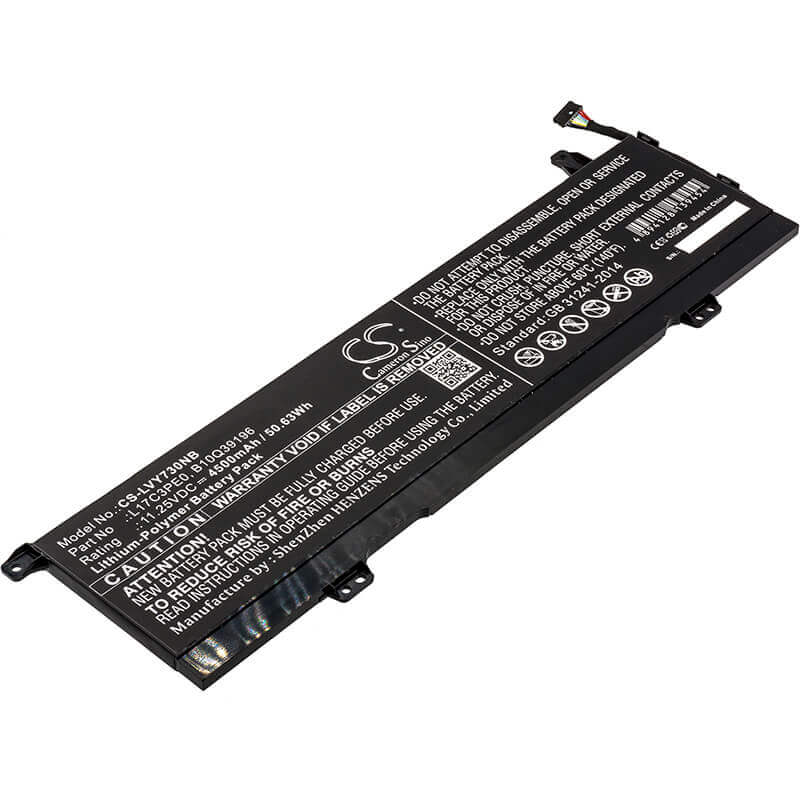 Battery For Lenovo, Yoga 730-13ikb, Yoga 730-2u, Yoga730 11.25v, 4500mah - 50.63wh Notebook, Laptop Cameron Sino Technology Limited