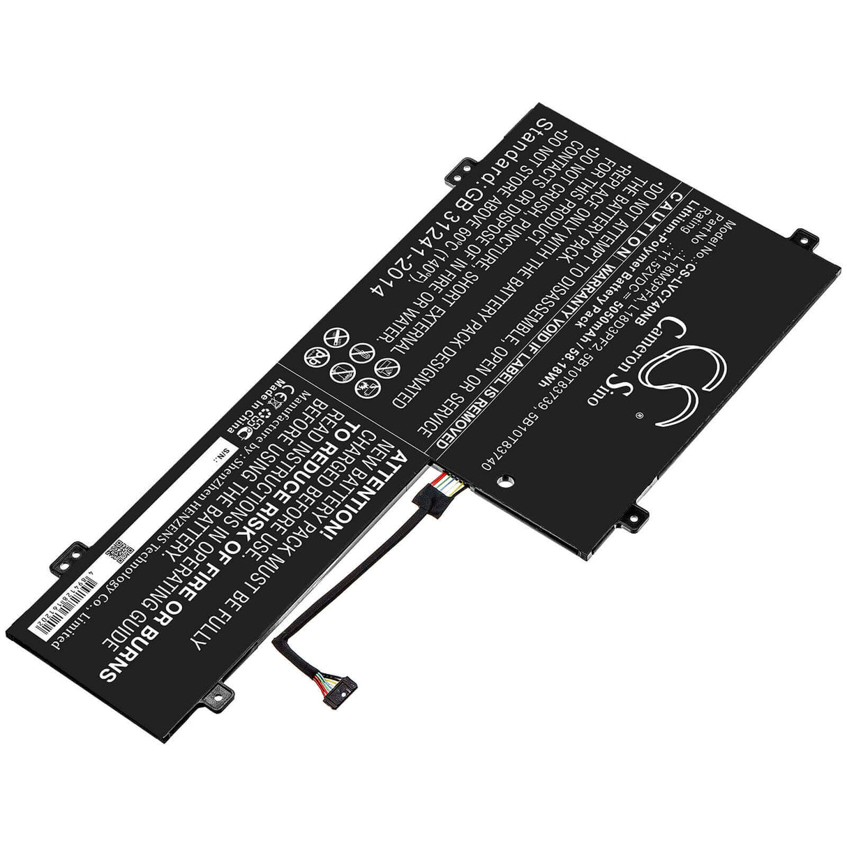 Battery For Lenovo, Yoga C740, Yoga C740-15, Yoga C740-15iml 11.52v, 5050mah - 58.18wh Notebook, Laptop Cameron Sino Technology Limited