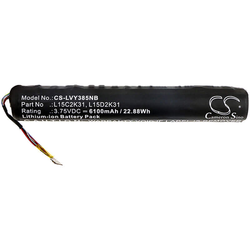 Battery For Lenovo, Yoga Tablet 3, Yt3-850f, Yt3-850m 3.75v, 6100mah - 22.88wh Notebook, Laptop Cameron Sino Technology Limited