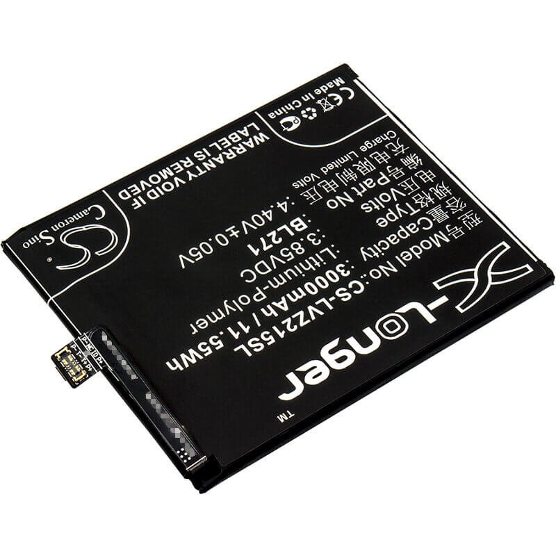 3,85V, Li-Polymer, 3000mAh, batterie de smartphone compatible avec Lenovo, Bl271, Z2151, Zuk Edge, 11,55Wh Mobile, Smartphone Cameron Sino Technology Limited (Smartphone)