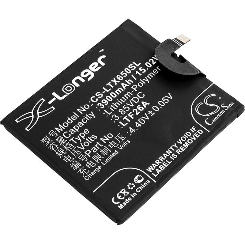 3,85V, Li-Polymère, 3900mAh, Batterie de smartphone compatible avec Letv, Ltf26a, Le Pro 3 Ai, Lex650, 15,02Wh Mobile, Smartphone Cameron Sino Technology Limited (Smartphone)