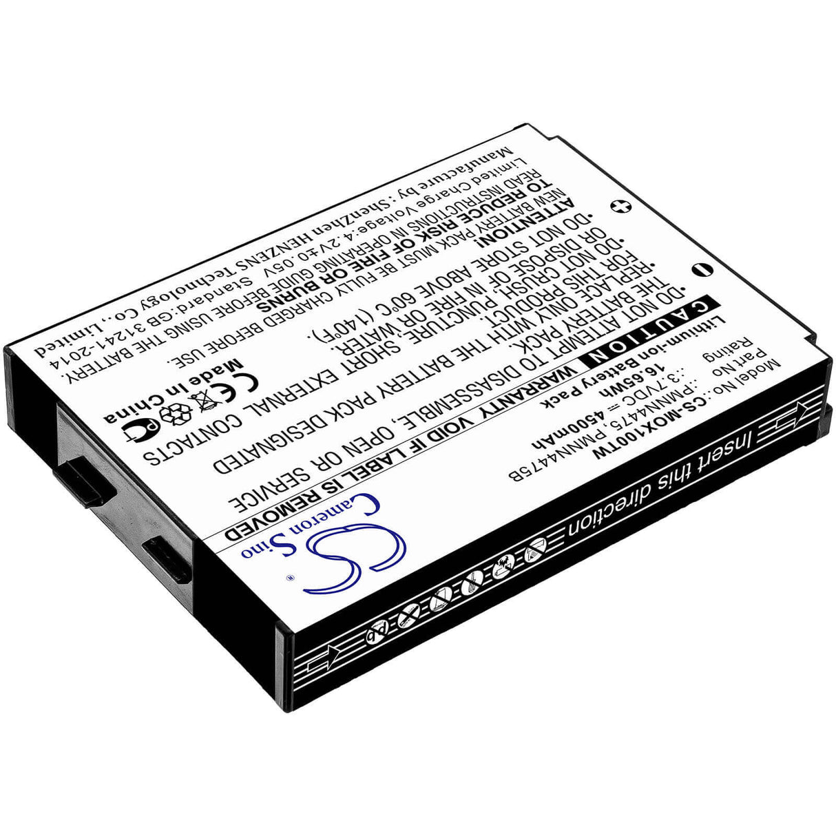 3.7V, Li-ion, 4500mAh, Two-Way Radio battery fits Lex, Motorola, Pa33gab013a, L10, L10i, 16.65Wh Two-Way Radio Cameron Sino Technology Limited