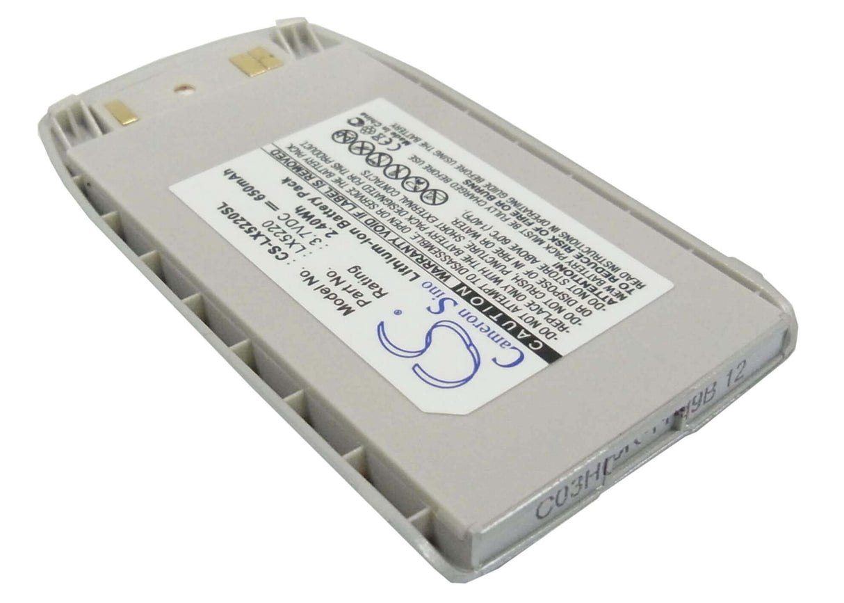3.7V, Li-ion, 650mAh, batterie de smartphone compatible avec Lg, 5220, 5220c, 2.41Wh Mobile, Smartphone Cameron Sino Technology Limited (Smartphone)