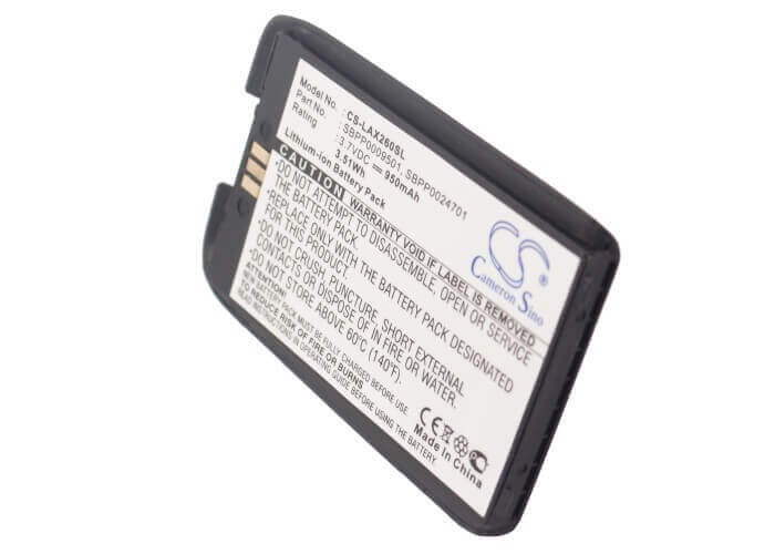 3.7V, Li-ion, 950mAh, SmartPhone battery fits Lg, Sbpp0009501, Ax260, Lx260, 3.52Wh Mobile, SmartPhone Cameron Sino Technology Limited (Suspended)