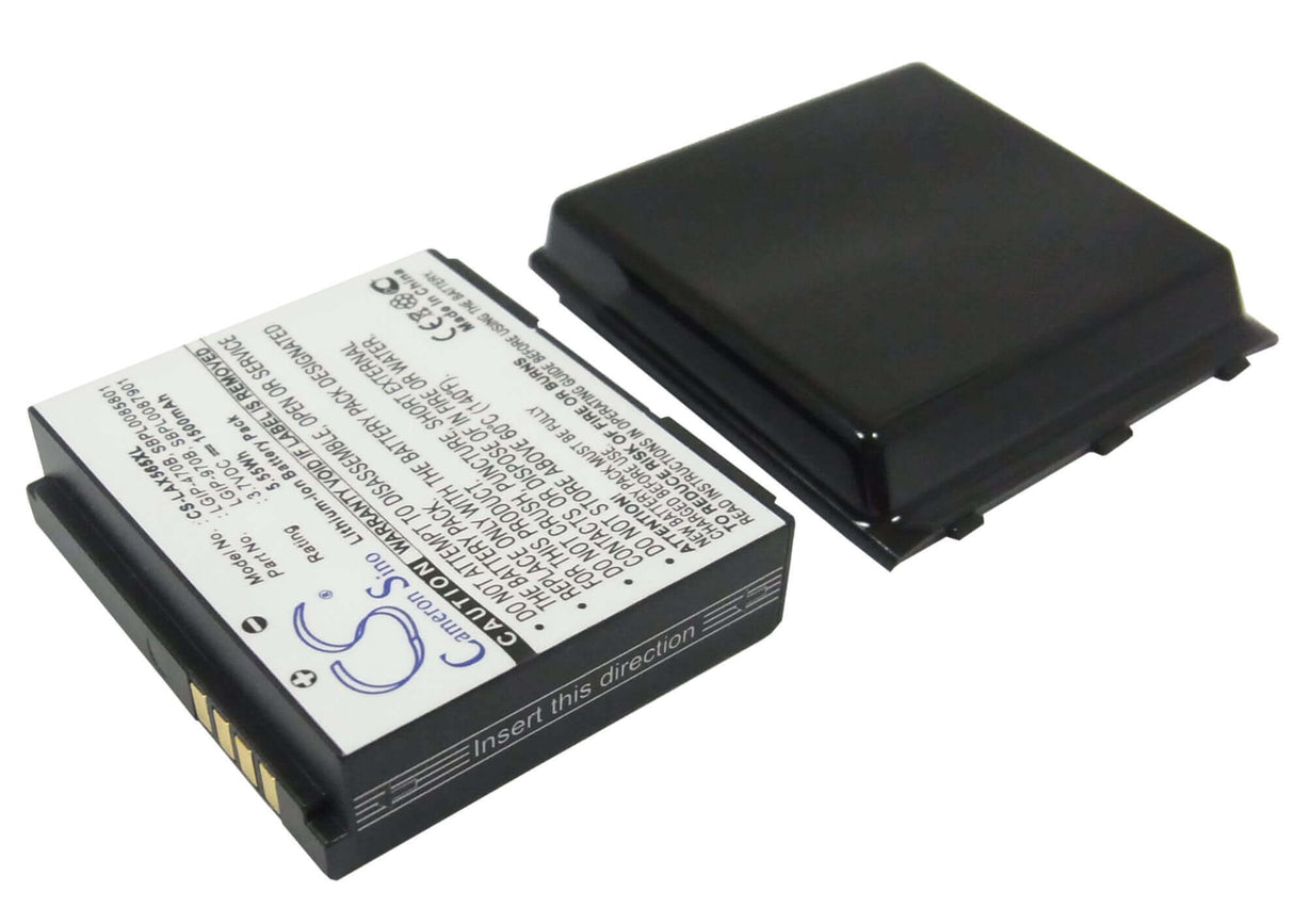 3.7V, Li-ion, 1150mAh, SmartPhone battery fits Lg, Lgip-470b, Ax565, Lx570, 4.26Wh Mobile, SmartPhone Cameron Sino Technology Limited (Suspended)