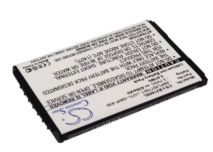 3.7V, Li-ion, 830mAh, SmartPhone battery fits Lg, Lgtl-gbip-830, B2000, B2050, 3.07Wh Mobile, SmartPhone Cameron Sino Technology Limited (Suspended)