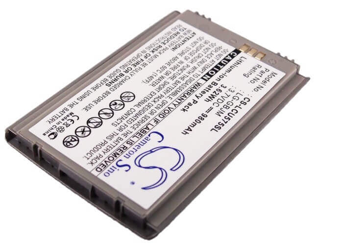 3.7V, Li-ion, 980mAh, SmartPhone battery fits Cingular, At&t, Lg, Lg-gbjm, 575, 3.63Wh Mobile, SmartPhone Cameron Sino Technology Limited (Smartphone)