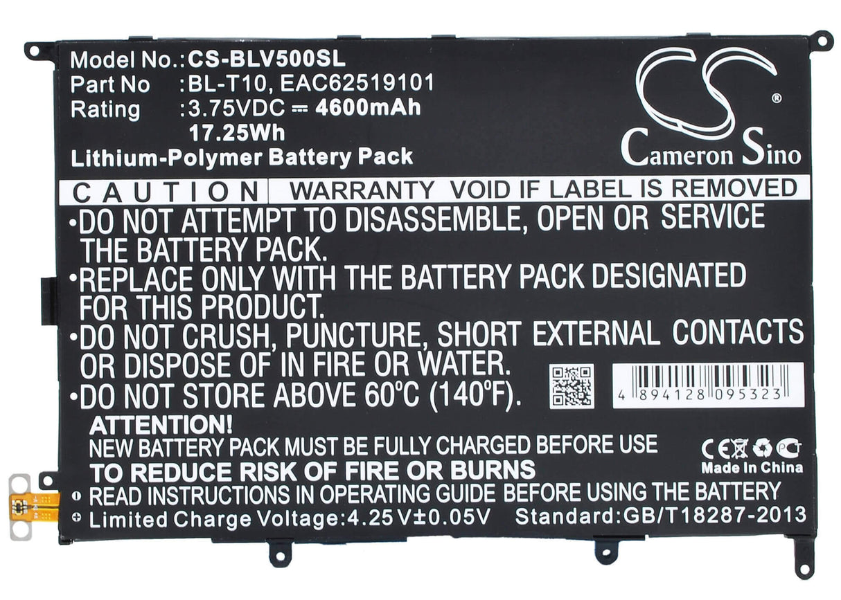 Battery For Lg G Pad 8.3, V500, Vk810 3.75v, 4600mah - 17.25wh Batteries for Electronics Cameron Sino Technology Limited (Suspended)