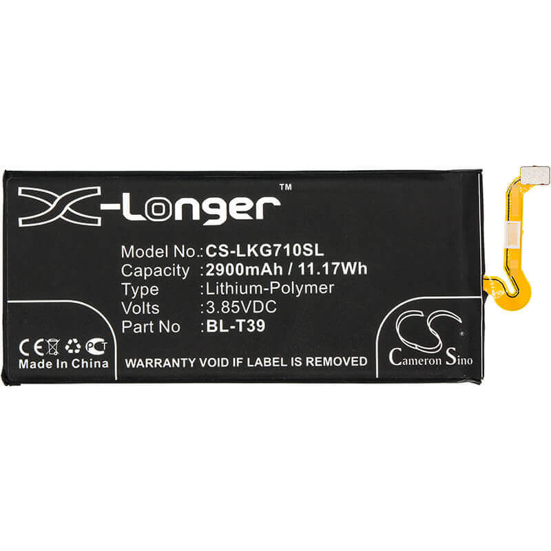 3.85V, Li-Polymer, 2900mAh, SmartPhone battery fits Lg, Bl-t39, Arena 2, Aristo 4 Plus, 11.17Wh Mobile, SmartPhone Cameron Sino Technology Limited (Smartphone)