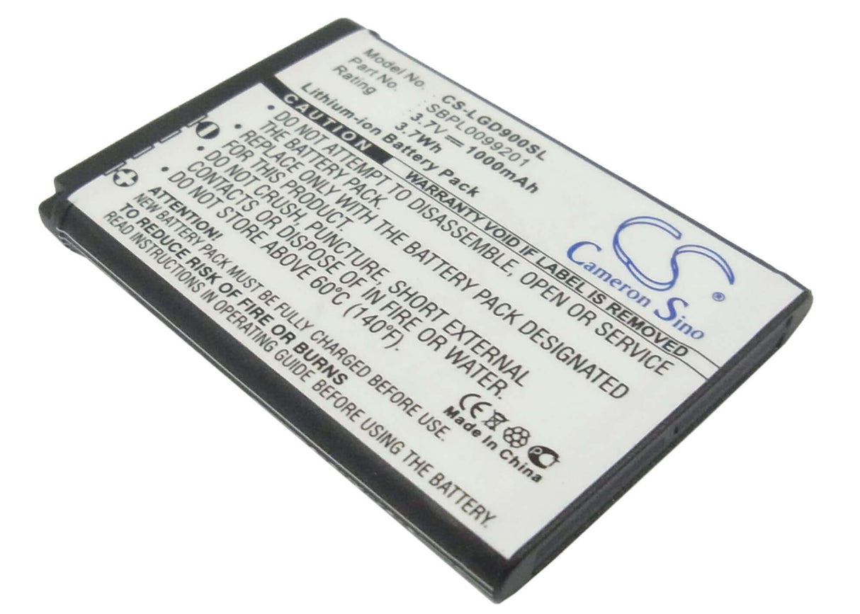 3.7V, Li-ion, 1000mAh, SmartPhone battery fits Lg, Lgip-520n, Bl40 Chocolate, Gd900, 3.7Wh Mobile, SmartPhone Cameron Sino Technology Limited (Smartphone)