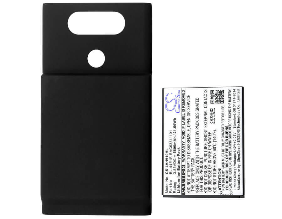 Battery For Lg, H910, H918, H990, Ls997, V20, Vs995 3.85v, 5600mah - 21.56wh Batteries for Electronics Cameron Sino Technology Limited (Suspended)