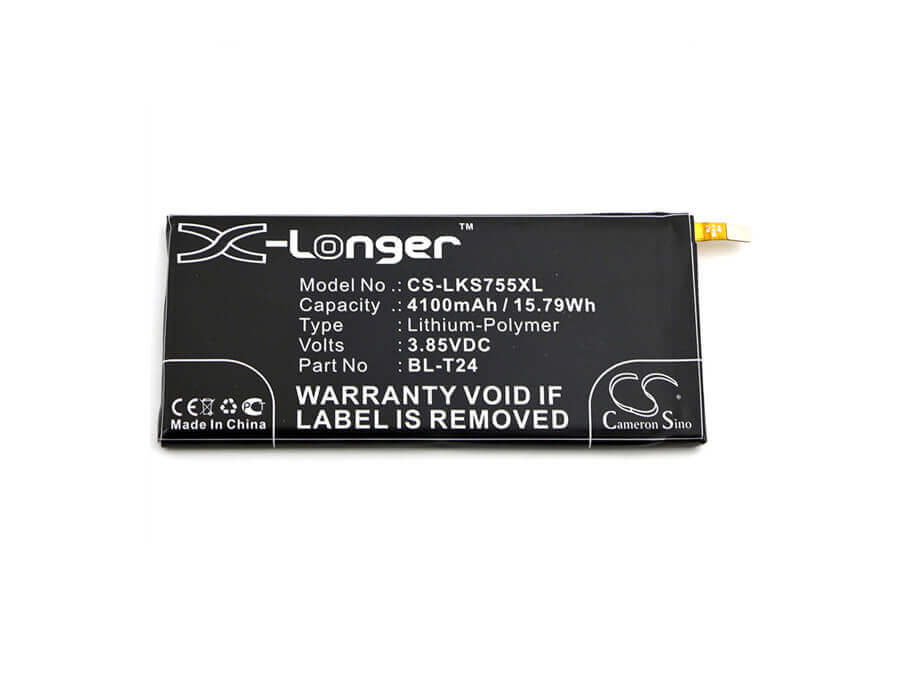 3.85V, Li-Polymer, 4100mAh, SmartPhone battery fits Lg, Bl-t24, H700, K212, 15.79Wh Mobile, SmartPhone Cameron Sino Technology Limited (Smartphone)