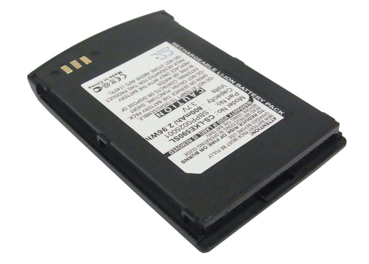 3.7V, Li-ion, 800mAh, SmartPhone battery fits Lg, Lglp-gbnm, Ke590, 2.96Wh Mobile, SmartPhone Cameron Sino Technology Limited (Smartphone)