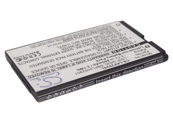 3.7V, Li-ion, 850mAh, batterie de smartphone compatible avec Lg, Lgip-g830, Kg120, Kg202, 3.15Wh Mobile, Smartphone Cameron Sino Technology Limited (Smartphone)