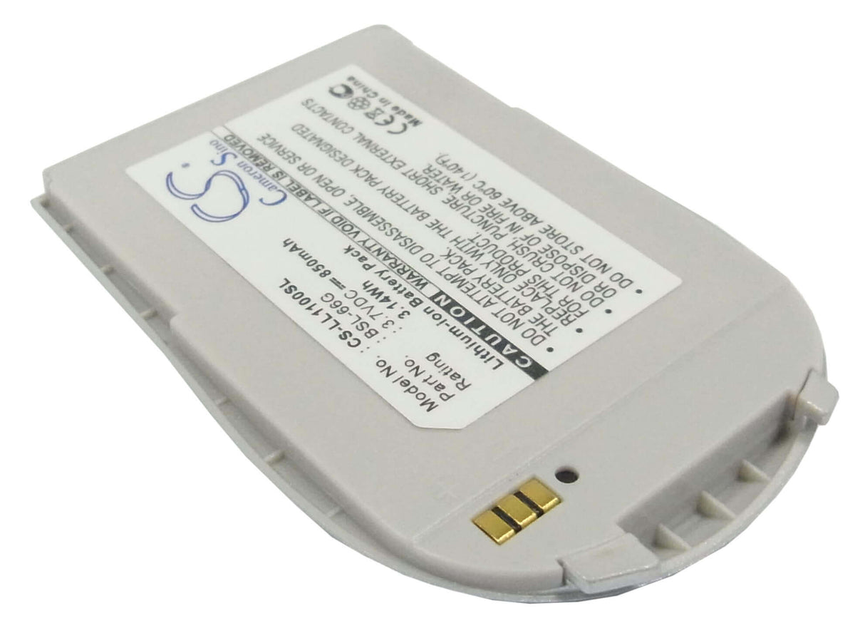 3.7V, Li-ion, 850mAh, SmartPhone battery fits Lg, Bsl-66g, G850, L1100, 3.15Wh Mobile, SmartPhone Cameron Sino Technology Limited (Suspended)