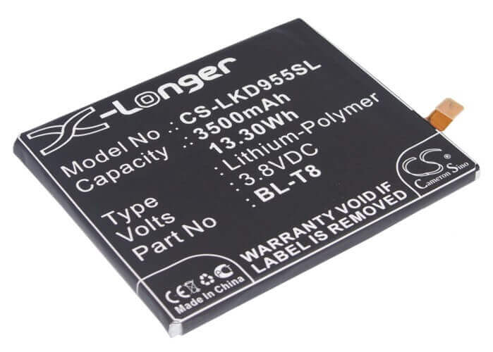 3.8V, Li-Polymer, 3500mAh, SmartPhone battery fits Lg, Bl-t8, Chameleon, D950, 13.3Wh Mobile, SmartPhone Cameron Sino Technology Limited (Smartphone)
