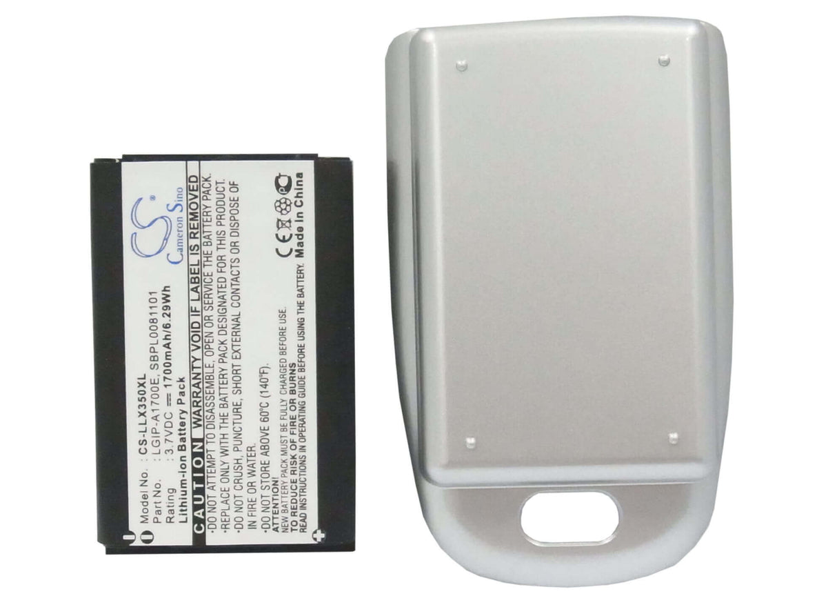 3,7V, Li-ion, 1700mAh, batterie de smartphone compatible avec Lg, Lgip-a1700e, Lx350, 6,29Wh Mobile, Smartphone Cameron Sino Technology Limited (Smartphone)