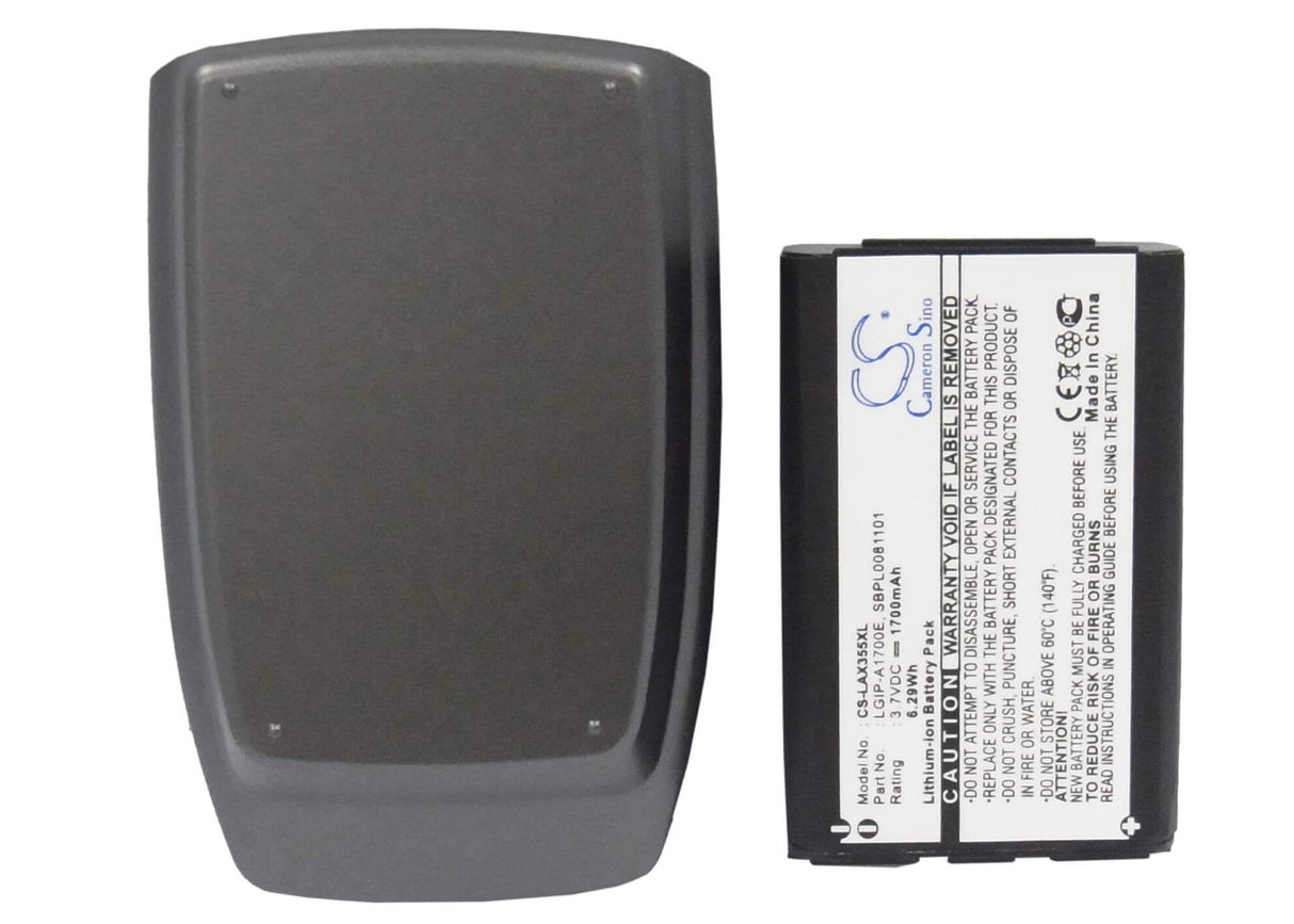 Battery For Lg Lx355, Ax355 3.7v, 1700mah - 6.29wh Batteries for Electronics Cameron Sino Technology Limited (Suspended)