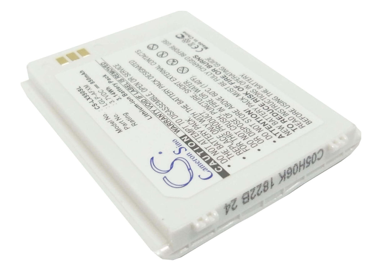 Battery For Lg Lx550, Lx-550, Fusic 3.7v, 850mah - 3.15wh Batteries for Electronics Cameron Sino Technology Limited (Suspended)