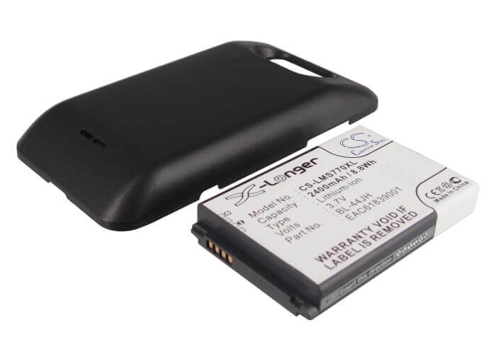 3.7V, Li-ion, 2400mAh, SmartPhone battery fits Boostmobile, Cricket, Lg, Bl-44jh, Lg730, Veni, 8.88Wh Mobile, SmartPhone Cameron Sino Technology Limited (Smartphone)