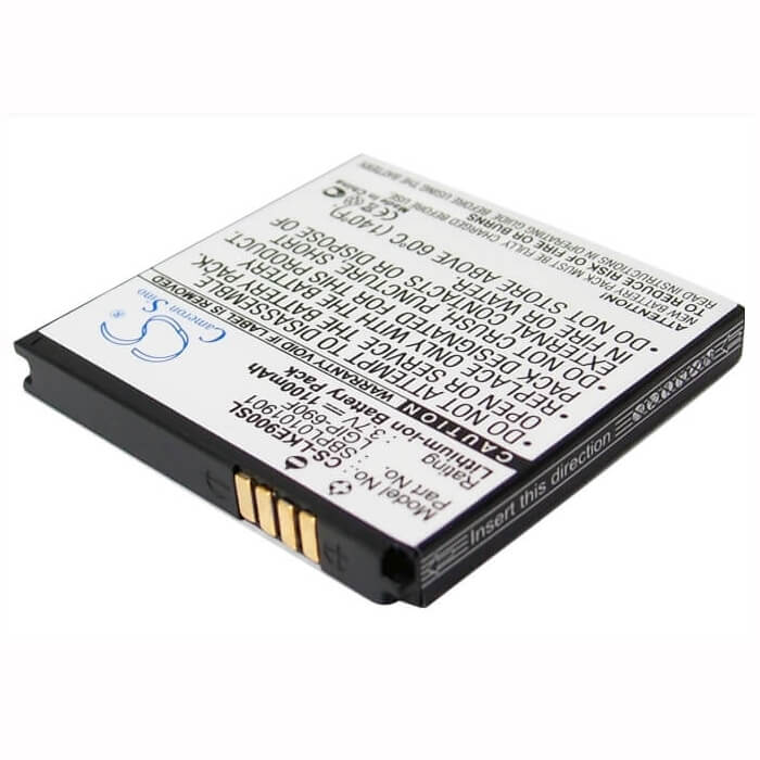 Battery For Lg Optimus 7, E900, C900 3.7v, 1100mah - 4.07wh Batteries for Electronics Cameron Sino Technology Limited (Suspended)
