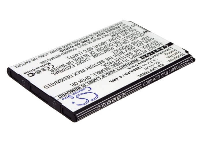 3.7V, Li-ion, 1200mAh, SmartPhone battery fits Cricket, Boostmobile, Lg, Bl-44jh, Lg730, Veni, 4.44Wh Mobile, SmartPhone Cameron Sino Technology Limited (Smartphone)