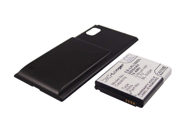 3.7V, Li-ion, 2800mAh, SmartPhone battery fits Lg, Bl-53qh, F160k, F160l, 10.36Wh Mobile, SmartPhone Cameron Sino Technology Limited (Suspended)