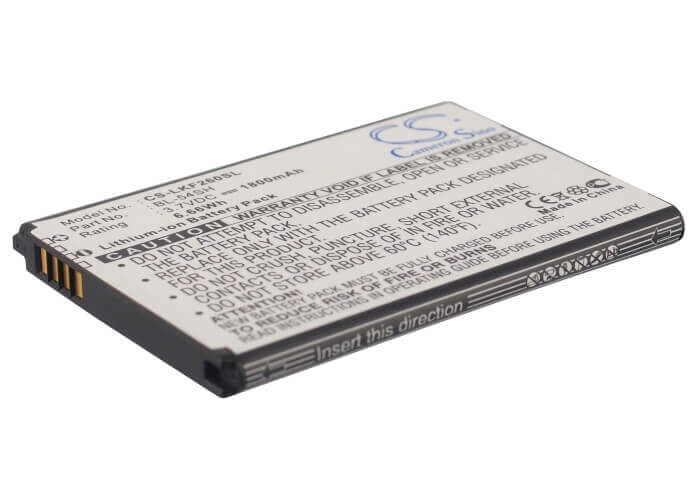 3,7V, Li-ion, 1800mAh, batterie de smartphone compatible avec Lg, Bl-54sg, Bello 2, Bello 2 Dual, 6,66Wh Mobile, Smartphone Cameron Sino Technology Limited (Smartphone)