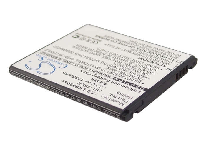 3.7V, Li-ion, 1300mAh, SmartPhone battery fits Lg, Verizon, Bl-49kh, Lu6200, Nitro Hd, 4.81Wh Mobile, SmartPhone Cameron Sino Technology Limited (Smartphone)