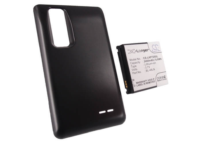 3.7V, Li-ion, 2400mAh, SmartPhone battery fits Lg, Bl-48ln, Optimus 3d Max, P725, 8.88Wh Mobile, SmartPhone Cameron Sino Technology Limited (Suspended)