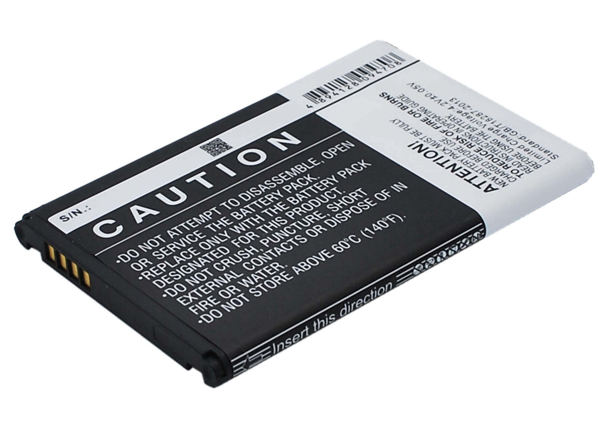 3.7V, Li-ion, 1700mAh, SmartPhone battery fits Lg, Bl-44jr, K2, Ku5400, 6.29Wh Mobile, SmartPhone Cameron Sino Technology Limited (Smartphone)