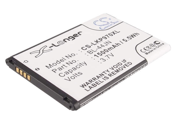 Batterie de smartphone 3,7V, Li-ion, 1500mAh, compatible avec T-mobile, Alltel, Metropcs, Lg, 1icp5/44/65, As855, Ignite, 5,55Wh Mobile, SmartPhone Cameron Sino Technology Limited (Smartphone)