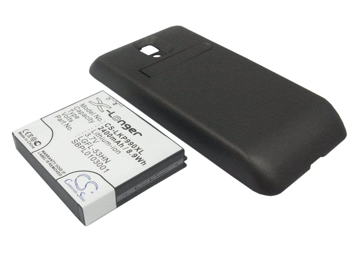 3.7V, Li-ion, 2400mAh, SmartPhone battery fits Lg, Fl-53hn, Optimus 2x, Optimus Speed, 8.88Wh Mobile, SmartPhone Cameron Sino Technology Limited (Smartphone)