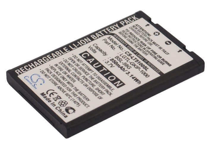 Battery For Lg T5100, A7110, G920 3.7v, 850mah - 3.15wh Batteries for Electronics Cameron Sino Technology Limited (Suspended)
