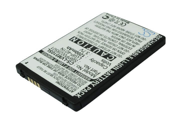 3.7V, Li-ion, 1200mAh, SmartPhone battery fits Sprint, E720, Ln510, 4.44Wh Mobile, SmartPhone Cameron Sino Technology Limited (Suspended)