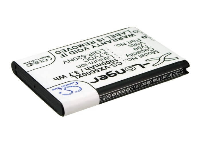 3.7V, Li-ion, 1000mAh, SmartPhone battery fits Verizon, Lg, Lgip-520nv, Accolade, Cosmos Touch Vn270, 3.7Wh Mobile, SmartPhone Cameron Sino Technology Limited (Smartphone)