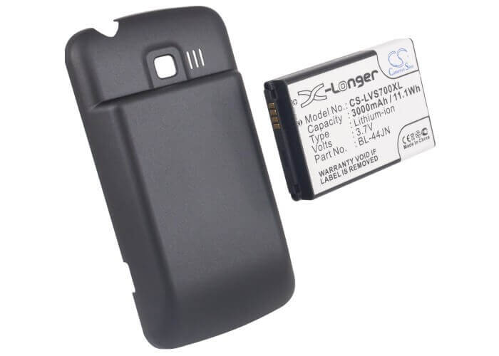 3,7V, Li-ion, 3000mAh, batterie de téléphone intelligent compatible avec Verizon, Bl-44jn, Enlighten, Gelato Q, 11,1Wh Mobile, SmartPhone Cameron Sino Technology Limited (Suspendu)