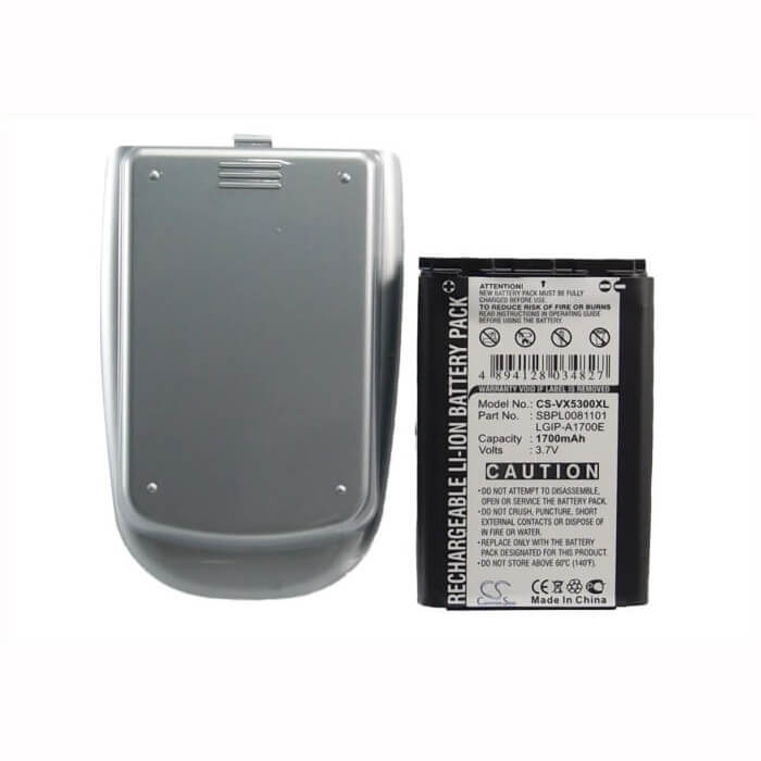 3.7V, Li-ion, 1700mAh, SmartPhone battery fits Lg, Lgip-a1700e, Ax245, Vx5300, 6.29Wh Mobile, SmartPhone Cameron Sino Technology Limited (Smartphone)