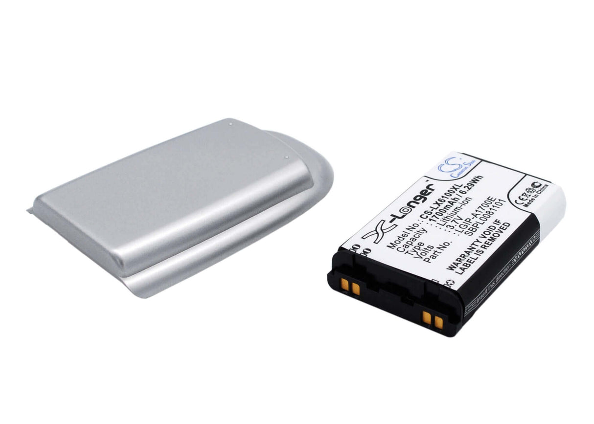 3.7V, Li-ion, 1700mAh, SmartPhone battery fits Lg, Lgip-a1700e, Vx6100, 6.29Wh Mobile, SmartPhone Cameron Sino Technology Limited (Suspended)
