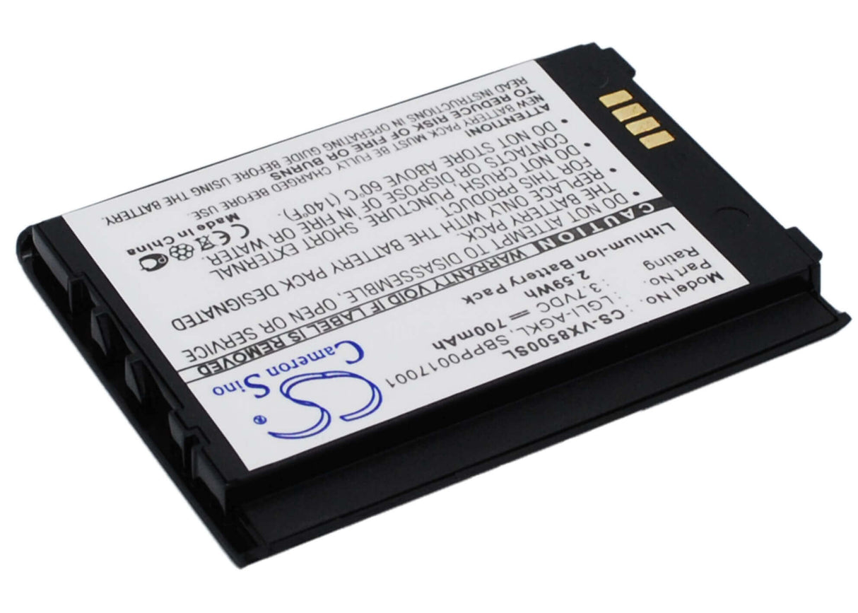 3.7V, Li-ion, 700mAh, SmartPhone battery fits Lg, Lglp-agkm, Chocolate 3, Vx8500, 2.59Wh Mobile, SmartPhone Cameron Sino Technology Limited (Smartphone)