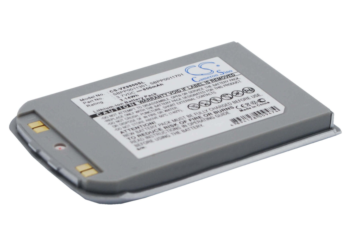 3.7V, Li-ion, 850mAh, SmartPhone battery fits Lg, Sbpp0011301, V, Vx9800, 3.15Wh Mobile, SmartPhone Cameron Sino Technology Limited (Smartphone)