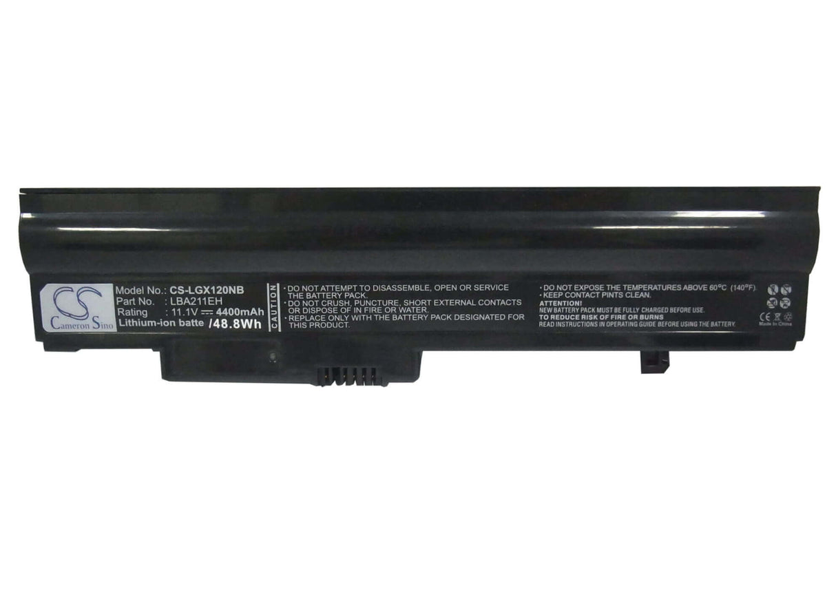 Battery For Lg X120, X120-l.c7b1a9, X120-l.c7l1a9 11.1v, 4400mah - 48.84wh Notebook, Laptop Cameron Sino Technology Limited