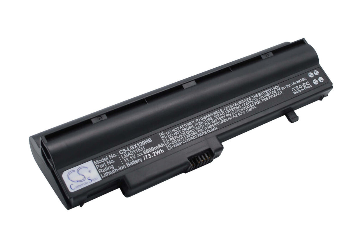 Battery For Lg X120, X120-l.c7b1a9, X120-l.c7l1a9 11.1v, 6600mah - 73.26wh Notebook, Laptop Cameron Sino Technology Limited